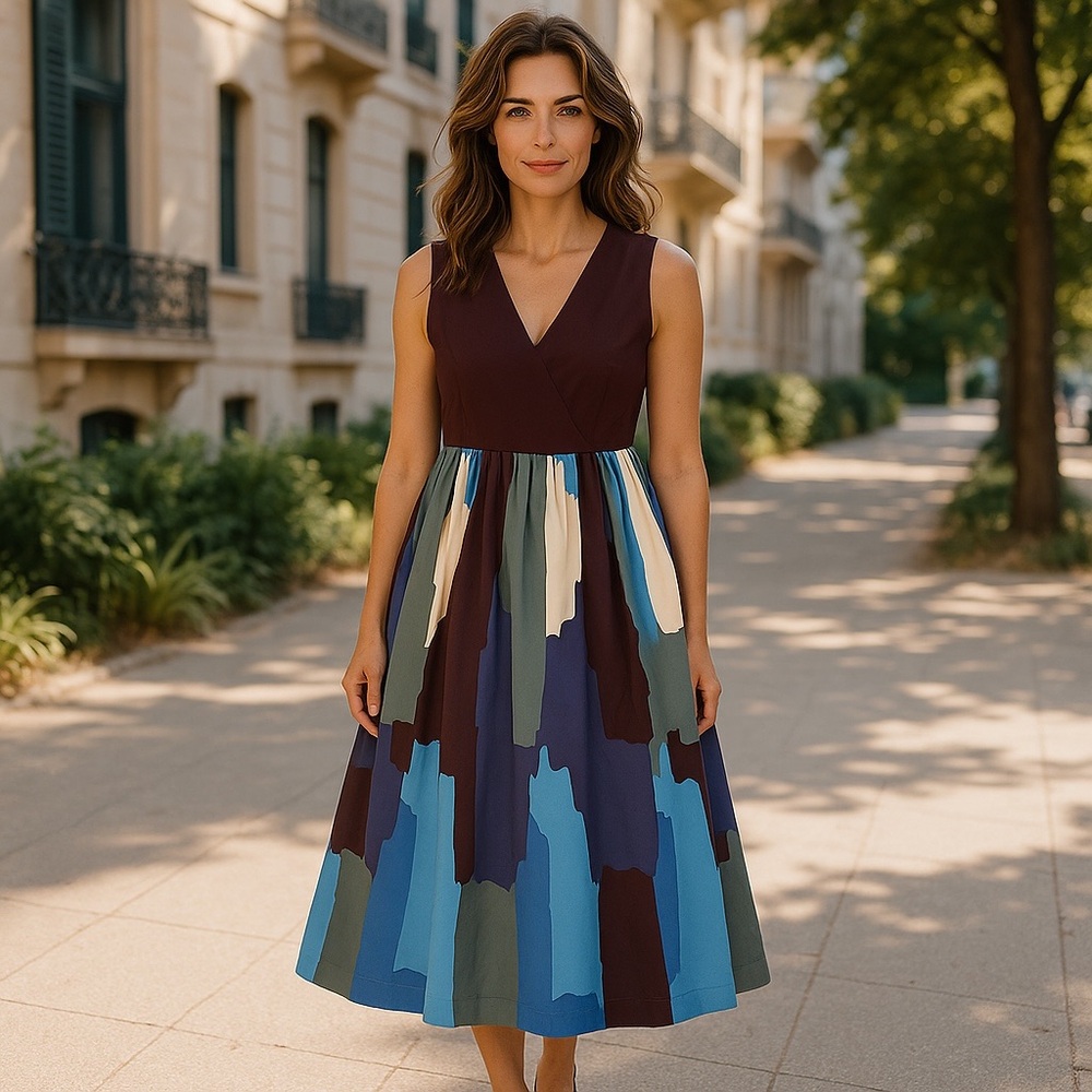 Crosby by Mollie Burch Color‎ block Dress